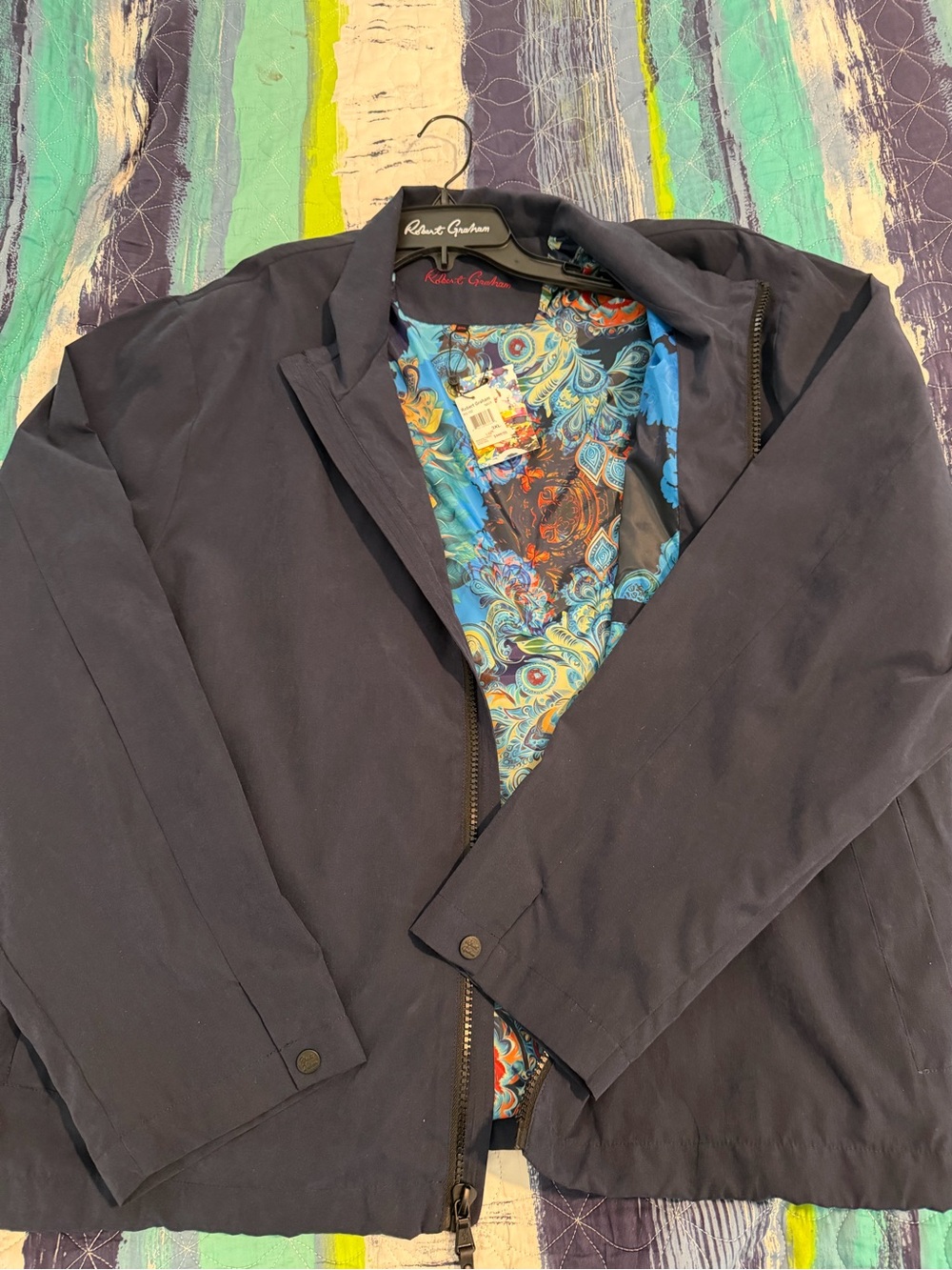 Gorgeous Robert Graham Water Resistant Jacket 💚